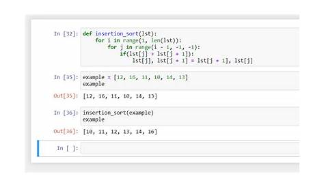 Insertion Sort Pseudocode Python ing Algorithms In (Detailed Tutorial)