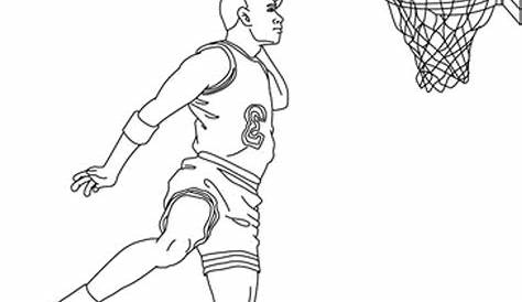 Inspiration Galleries Visual Voices  Basketball Player Coloring Pages