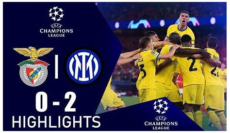 Benfica vs Inter: Inter wins 2-0 at Benfica in Champions League quarterfinals