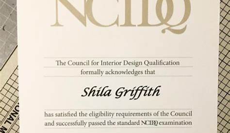 Interior Decorating Certificate