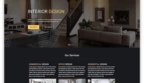 Interior Decorating Website Templates