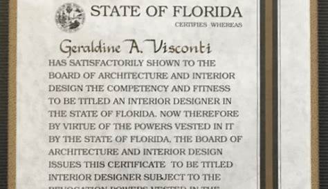 Interior Decorator License Florida