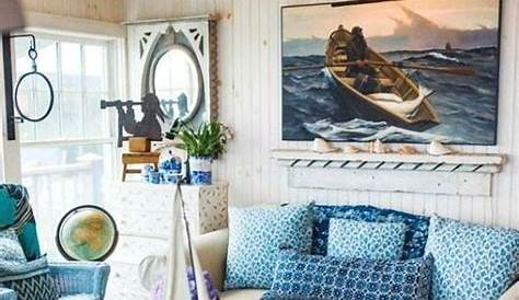 Rustic Folk Living Room | Nautical living room, Room, Family room
