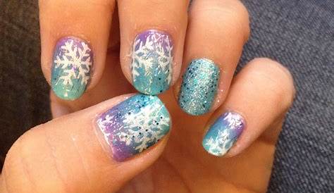 Intricate Icy Details: Detailed Winter Nail Choices