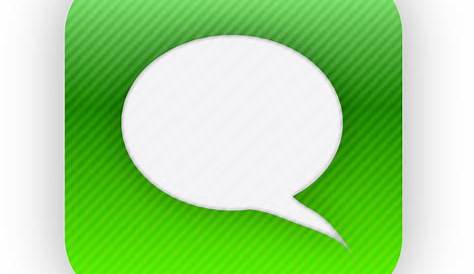 Messages Icon iOS 7 PNG Image | Imessage app, Message logo, Ios 7