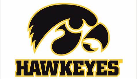 Iowa Hawkeyes logo SVGprinted