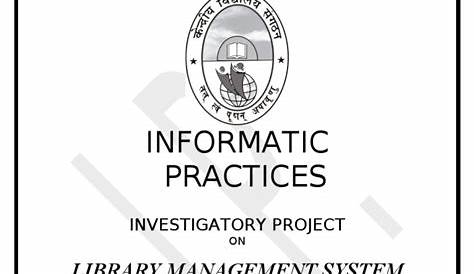 IP Project for Class 12th CBSE | PDF