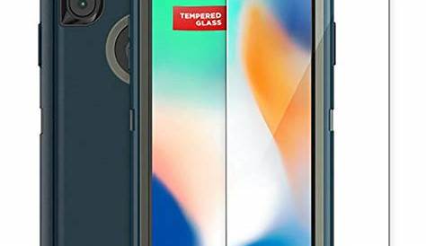 Iphone X Otterbox With Screen Protector