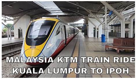 ETS Schedule Ipoh to Kuala Lumpur KL Sentral Jadual 2024 Harga