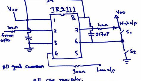Experimental work Circuit for IR2111 PV educator