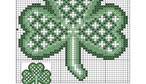 Irish Cross Stitch Kit 'Shamrock' Symbol of Ireland Clover Embroidery