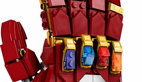 Buy LEGO Marvel Nano Gauntlet, Iron Man Model with Infinity Stones