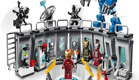 ZD Toys Ironman Iron Man Hall Of Armor Wars Action Figure LED Display
