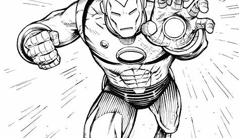 Iron Man Printable Coloring Pages