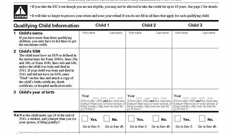 Earned Income Credit Worksheet 2023