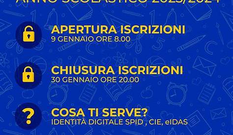 Iscrizioni alle scuole di ogni ordine e grado per l’anno scolastico