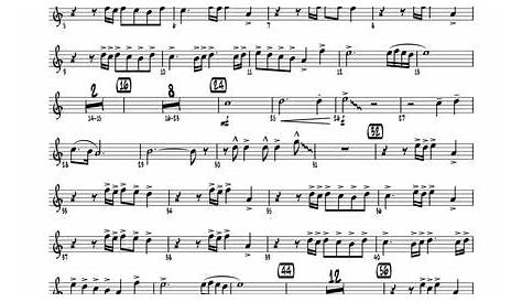 THE FINAL COUNTDOWN Sheet music for Trombone, Euphonium, Trombone tenor