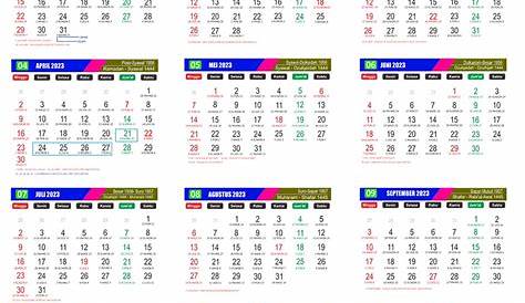 Kalendar 2023: Download Kalendar & Jadual Hari Kelepasan Am Persekutuan