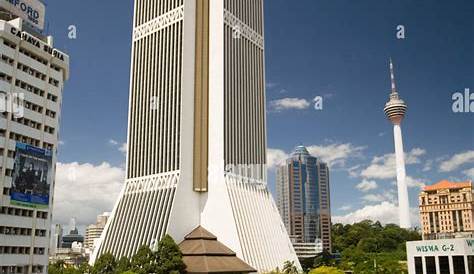 Malasia Kuala Lumpur Jalan Tun Perak Maybank edificio y la torre KL