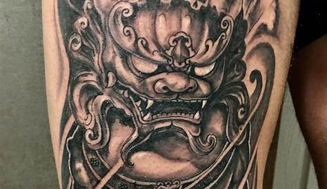 Foo dog Dog Tattoos, Body Art Tattoos, Tribal Tattoos, Sleeve Tattoos