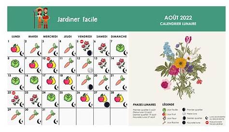 Calendrier Lunaire Jardin Imprimer 2022 Gratuit Calendrier 2021