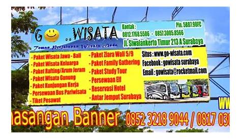 Jasa Pemasangan Banner di Surabaya 085232189044-081703051890 Hub