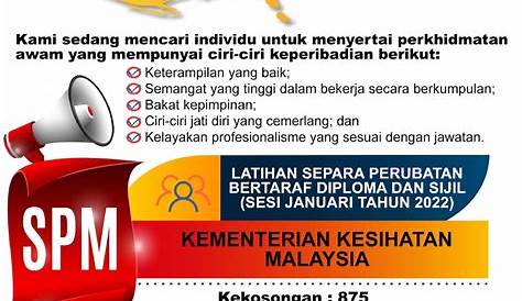 Jawatan Kosong di Kerajaan Negeri Kedah Darul Aman - Kelayakan PMR/PT3