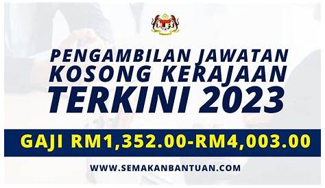 Jawatan Kosong Terkini KKM 2023 (4,914 Jawatan Tetap)