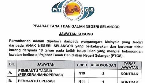 Jawatan Kosong di Jabatan Pengairan dan Saliran Negeri Selangor (JPSNS