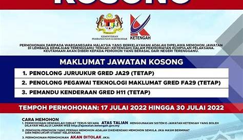 Jawatan Kosong di Lembaga Kemajuan Terengganu Tengah (KETENGAH) - 30