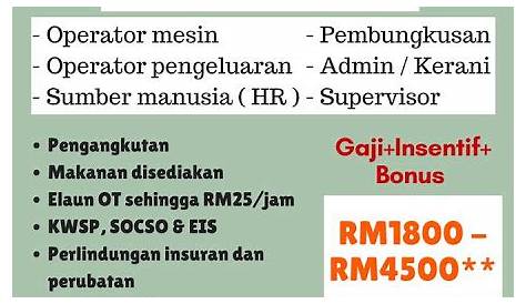 Kerja Kosong Kilang Nilai : Jawatan Kosong Kilang Di Melaka - Marko Adler