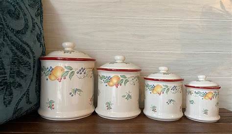 17 PC. CANISTER SET BY JAY IMPORT COMPANY COOKIE JAR | #17757882