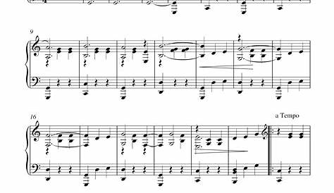 Je Te Veux Erik Satie Sheet music for Piano (Solo)