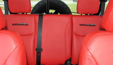 Leather Seat Covers Kit 20182021 Jeep Wrangler JL Sport Sahara S
