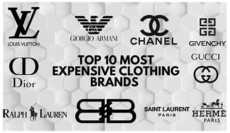 Top 11 Most Expensive Clothing Brands in the World