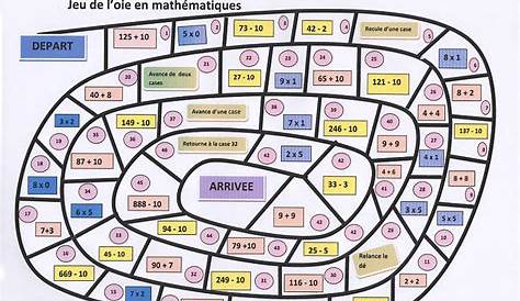 calcul : jeux de plateaux | Mathematik lernen, Brettspiele