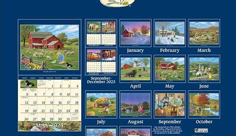 John Sloane's Country Seasons 2024 DaytoDay Calendar Book Summary