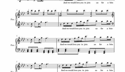 Join Us For a Bite JT Music Sheet music for Bass guitar, Drum group