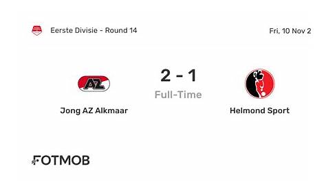 Jong AZ Alkmaar vs Helmond Sport live score, H2H and lineups | Sofascore