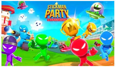 Stickman party otro juego de 1234 jugadores - YouTube