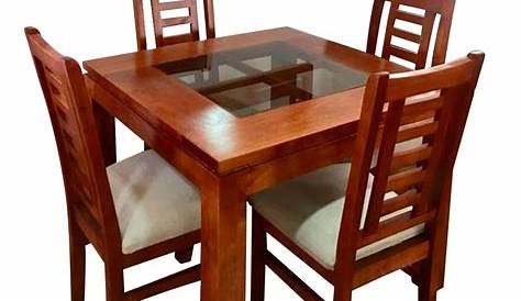 Juego de comedor de 4 sillas Merida Home Premium Blanco | Oechsle - Oechsle
