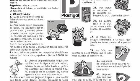 Juego de La Oca - Reglas de Juego by DACTA - Issuu