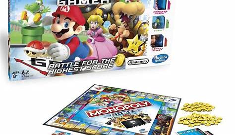 Hasbro Gaming Monopoly Gamer Nintendo's Super Mario characters