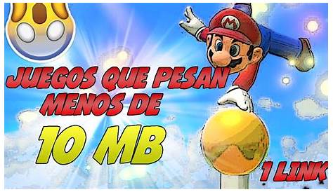 TOP: JUEGOS que PESAN MENOS de 10 MB!! (MEGA 1 LINK) PC Pocos
