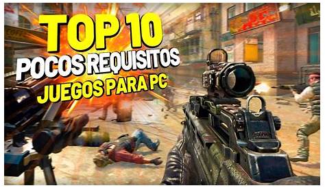 TOP 7 - Los MEJORES Juegos de POCOS REQUISITOS para PC - 2020 - YouTube