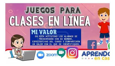 Juegos en linea para clases virtuales - Aulas en Vivo