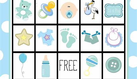 Bingo en Colores para Baby Shower para Imprimir Gratis. - Oh My Bebé!