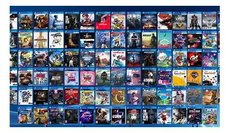 the playstation games are displayed in this screenshot from their