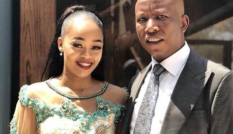 Cute pictures of Julius Malema and wife attending a wedding Mzansi365