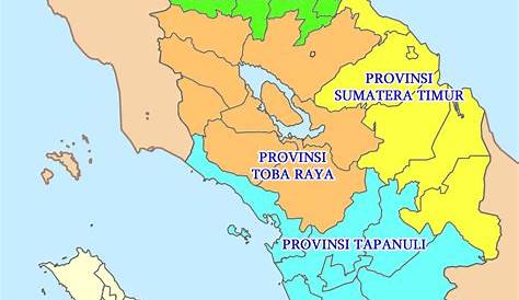 Peta Sumatera Utara Lengkap Kabupaten Dan Kota - Tarunas
